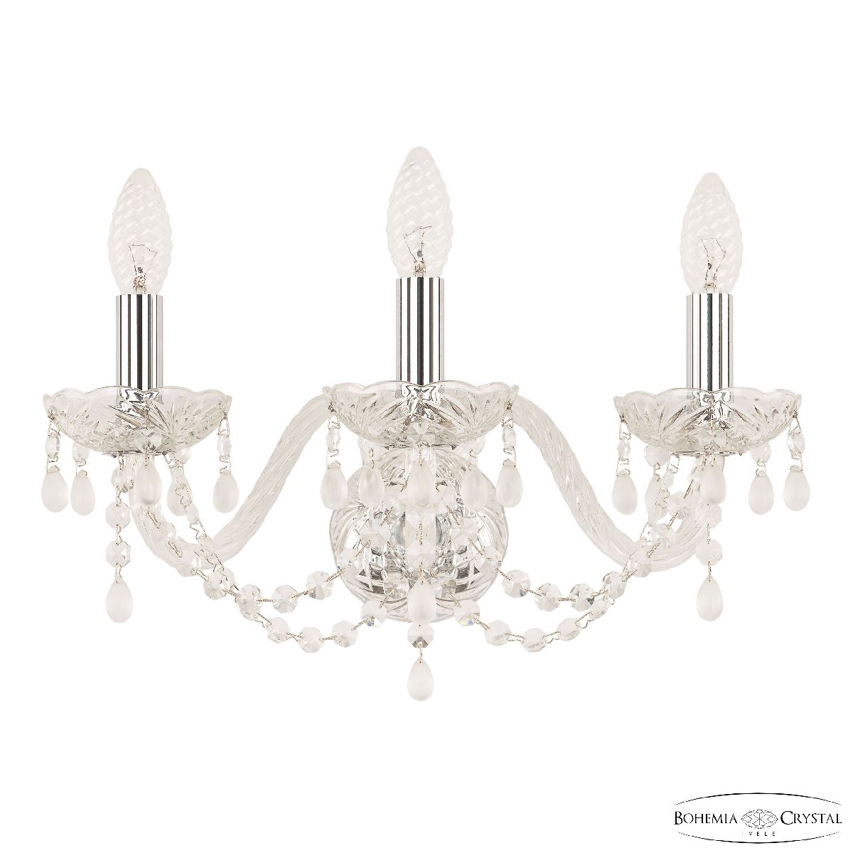 Бра Bohemia Ivele Crystal 112B/3/165 Ni V0300 Бра Bohemia Ivele Crystal 112B/3/165 Ni V0300