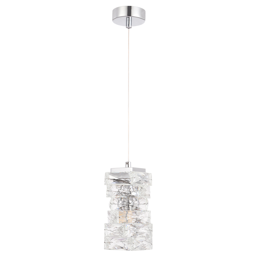 Подвесной светильник Crystal Lux ROLANDO SP1.2 CHRONE Подвесной светильник Crystal Lux ROLANDO SP1.2 CHRONE