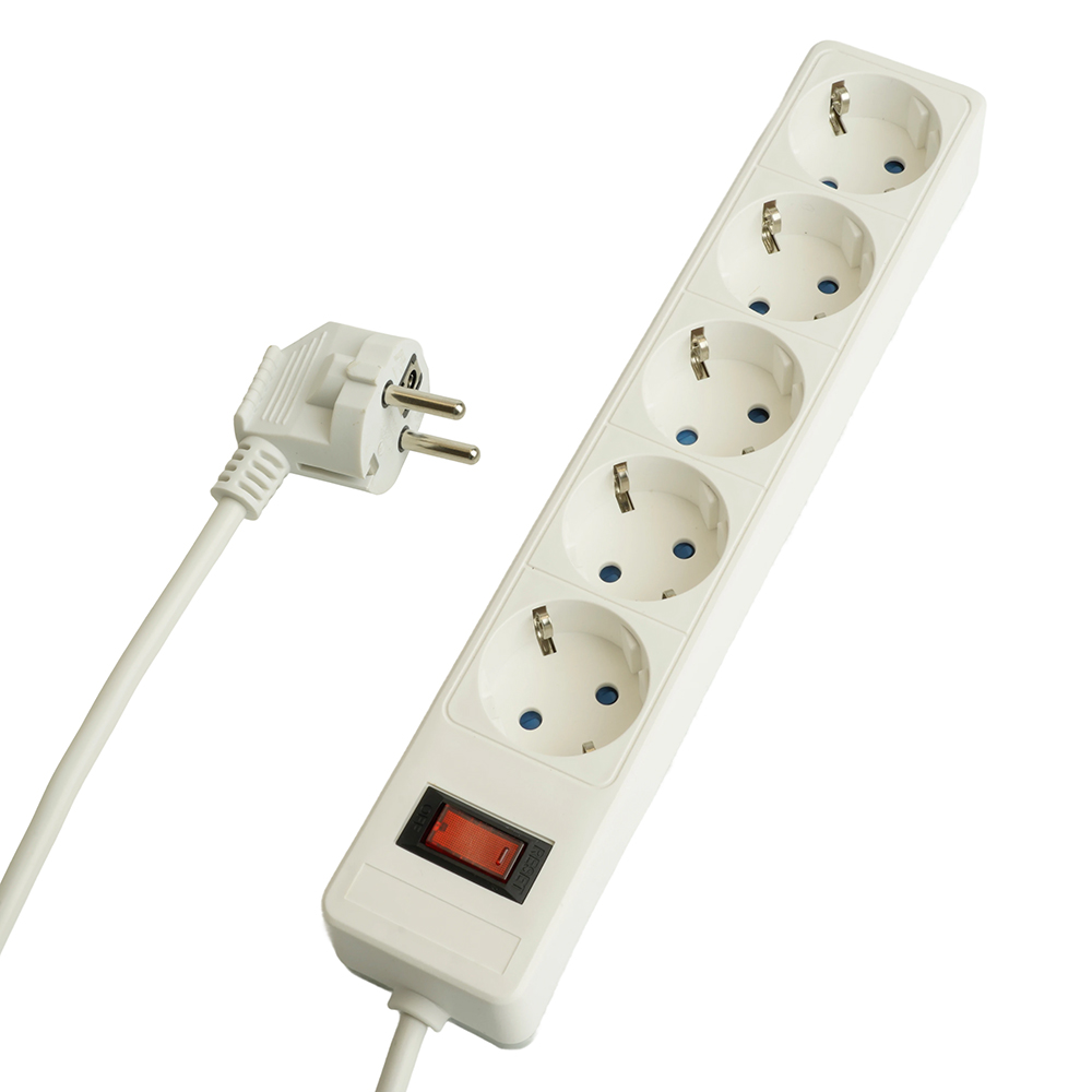 Сетевой фильтр 5-местный с/з Stekker Optima HM20-51-05 50094