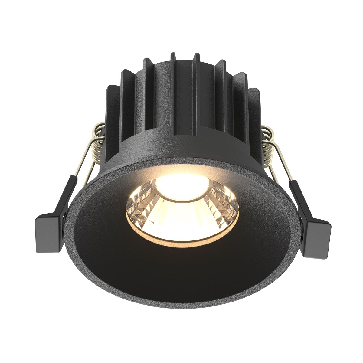 Встраиваемый светильник Maytoni Round DL058-12W3K-B Встраиваемый светильник Maytoni Round DL058-12W3K-B