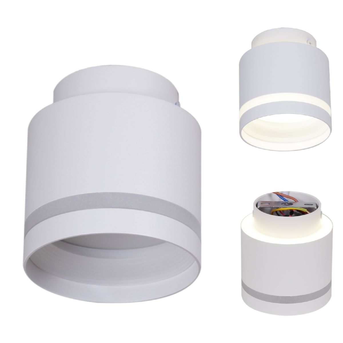 Накладной светильник Reluce 53001-9.5-001IL GX53+LED3W WT Накладной светильник Reluce 53001-9.5-001IL GX53+LED3W WT