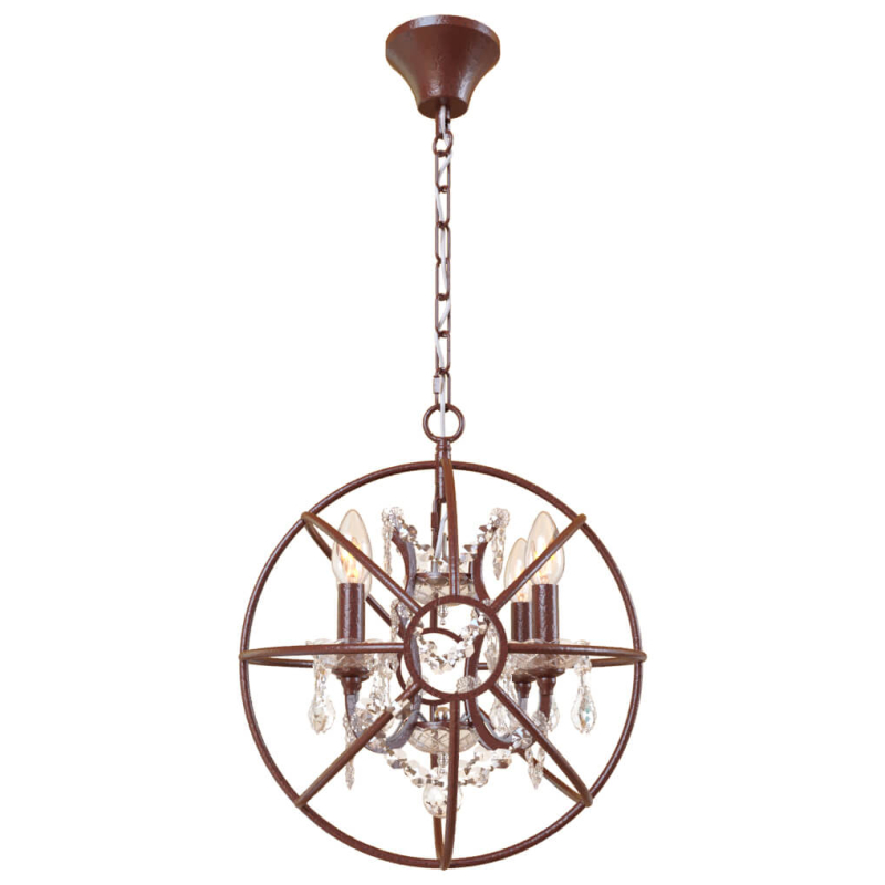 Подвесная люстра LOFT IT Foucaults orb crystal Loft1897/4 Подвесная люстра LOFT IT Foucaults orb crystal Loft1897/4