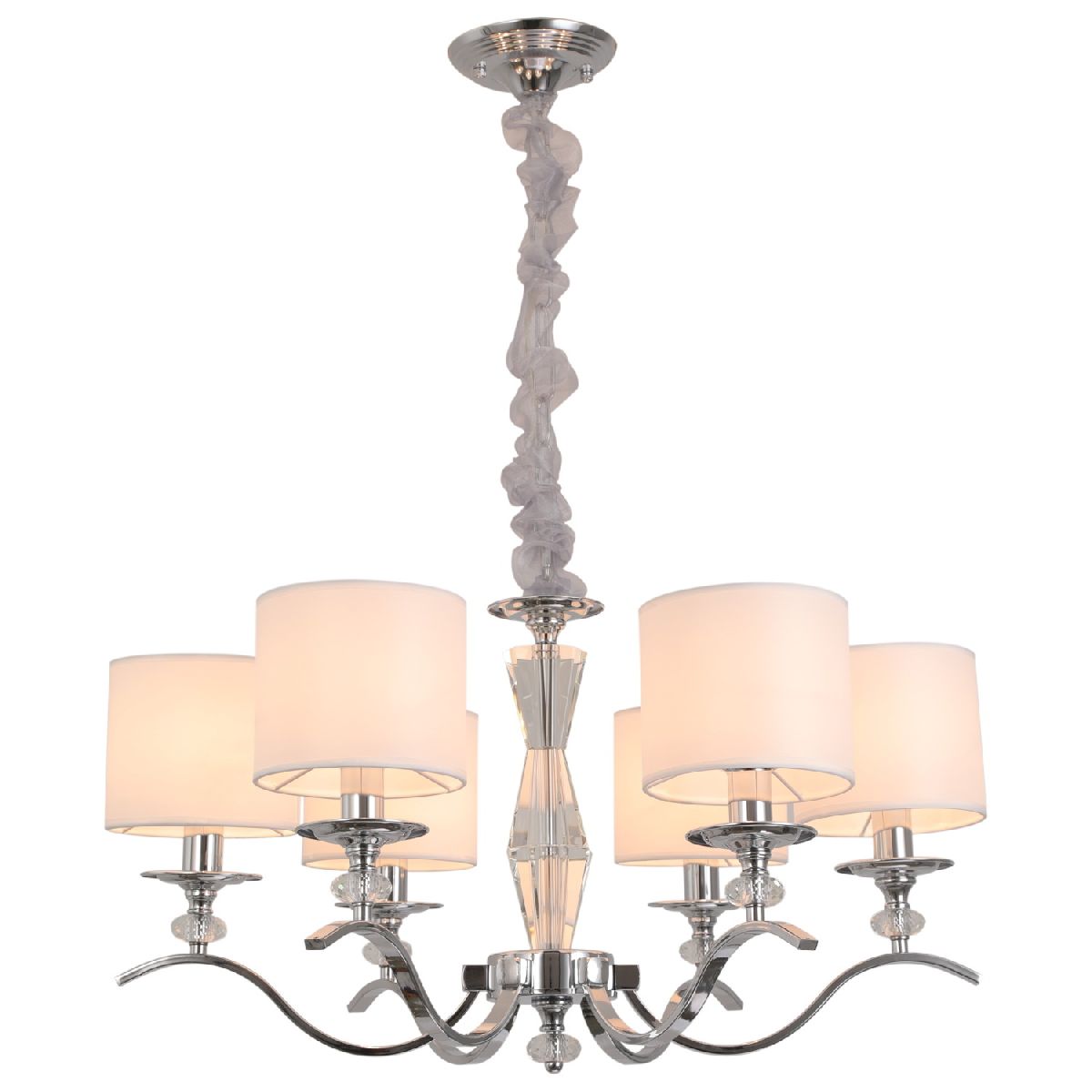 Подвесная люстра Illumico IL1364-6PPA-29 CR Подвесная люстра Illumico IL1364-6PPA-29 CR