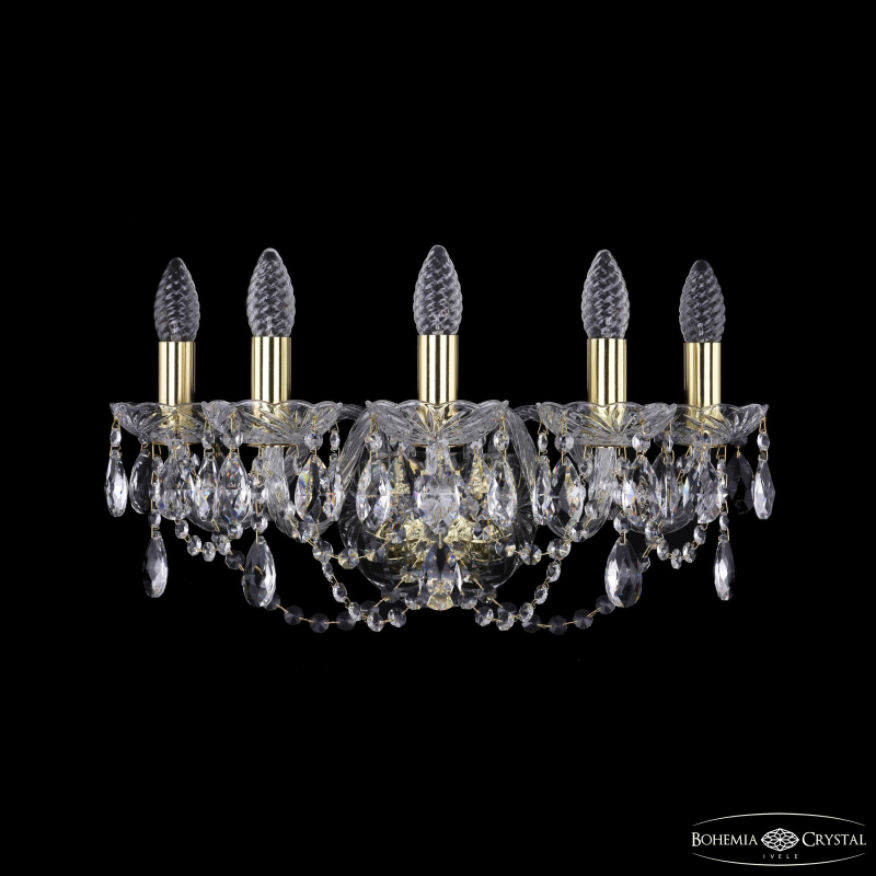 Бра Bohemia Ivele Crystal 1402B/5/160 G Бра Bohemia Ivele Crystal 1402B/5/160 G