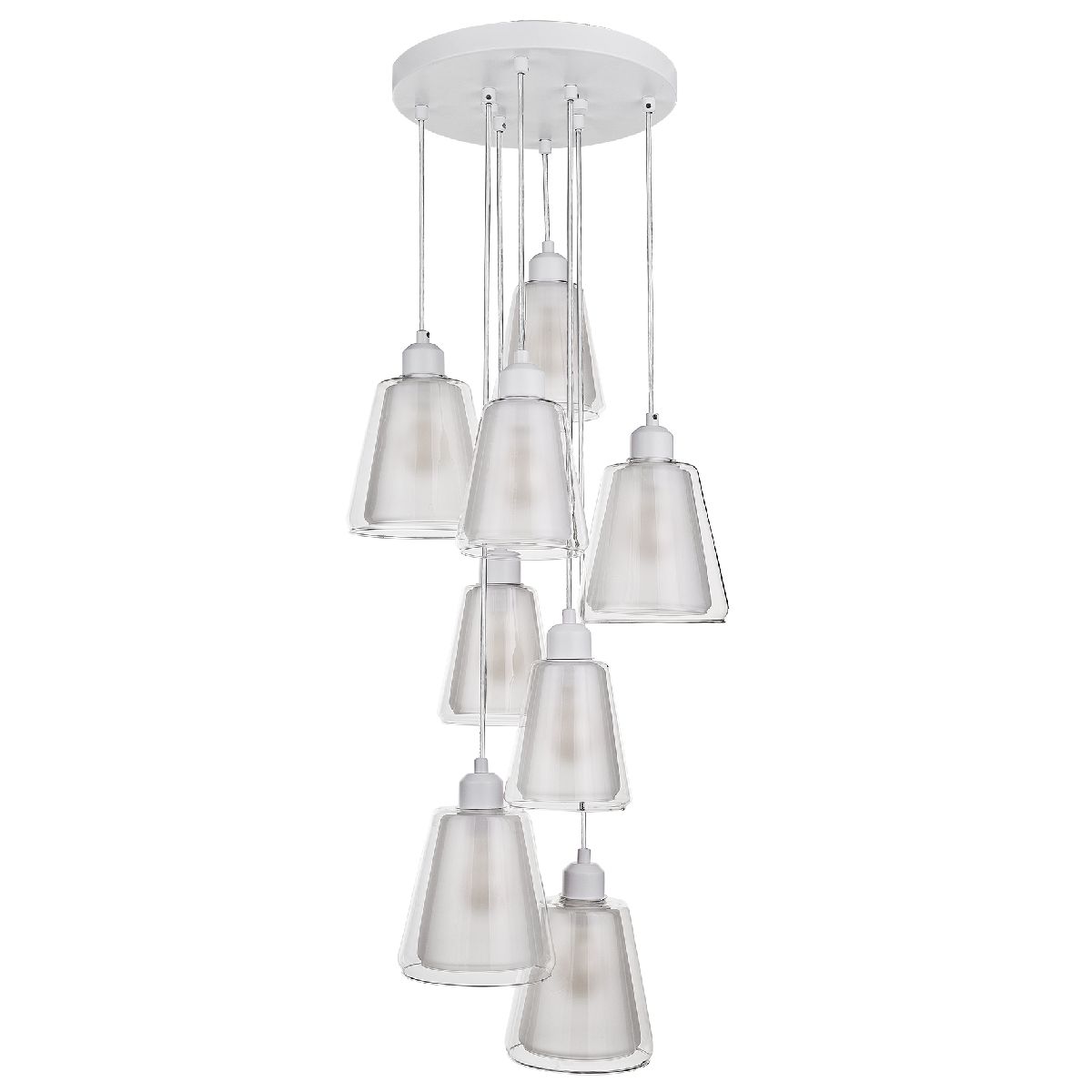 Каскадная люстра 33 Идеи PND180.08.01.001.WH-M38TR