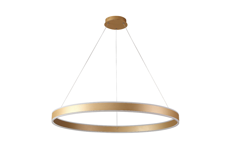 Подвесной светодиодный светильник Crystal Lux MUCHOS SP88W LED D1000 GOLD Подвесной светодиодный светильник Crystal Lux MUCHOS SP88W LED D1000 GOLD