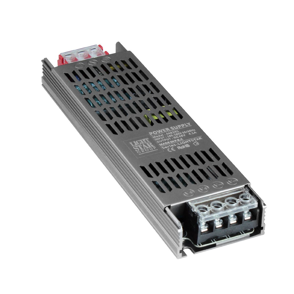 Блок питания Lightstar 200Вт DC48В 4.1А IP20 448201 Блок питания Lightstar 200Вт DC48В 4.1А IP20 448201