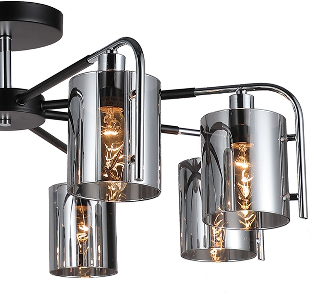 Люстра на штанге Escada Elegant 671/8P Chrome Люстра на штанге Escada Elegant 671/8P Chrome
