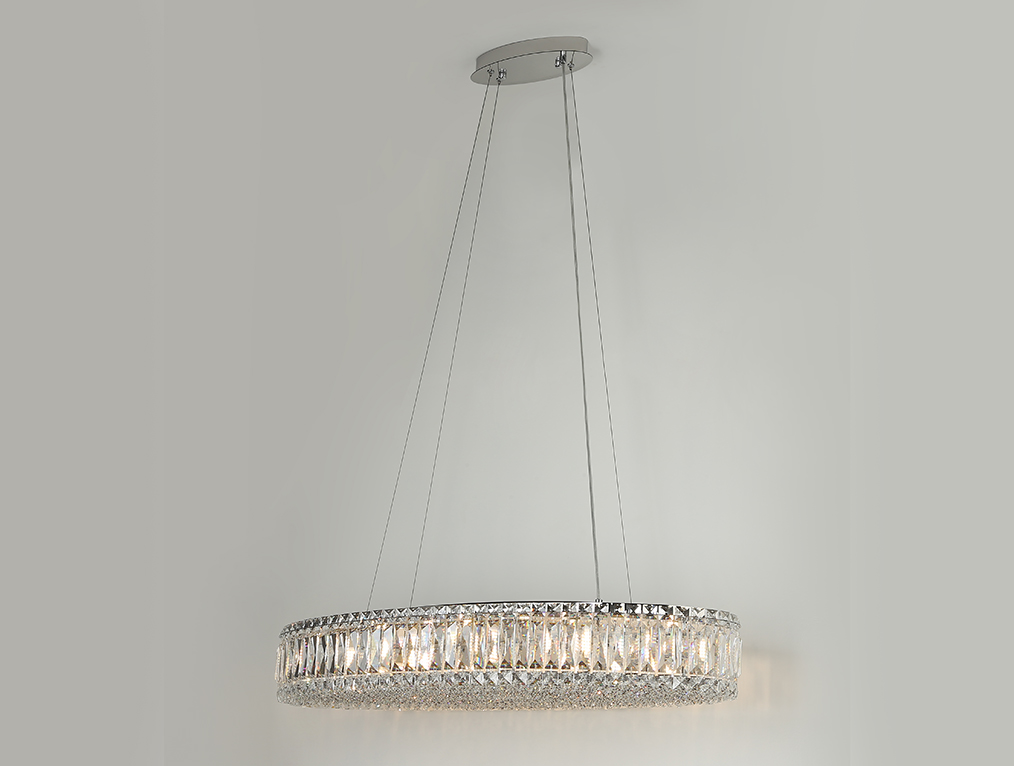 Подвесная люстра Newport Valencia 8458/S chrome М0070385 Подвесная люстра Newport Valencia 8458/S chrome М0070385