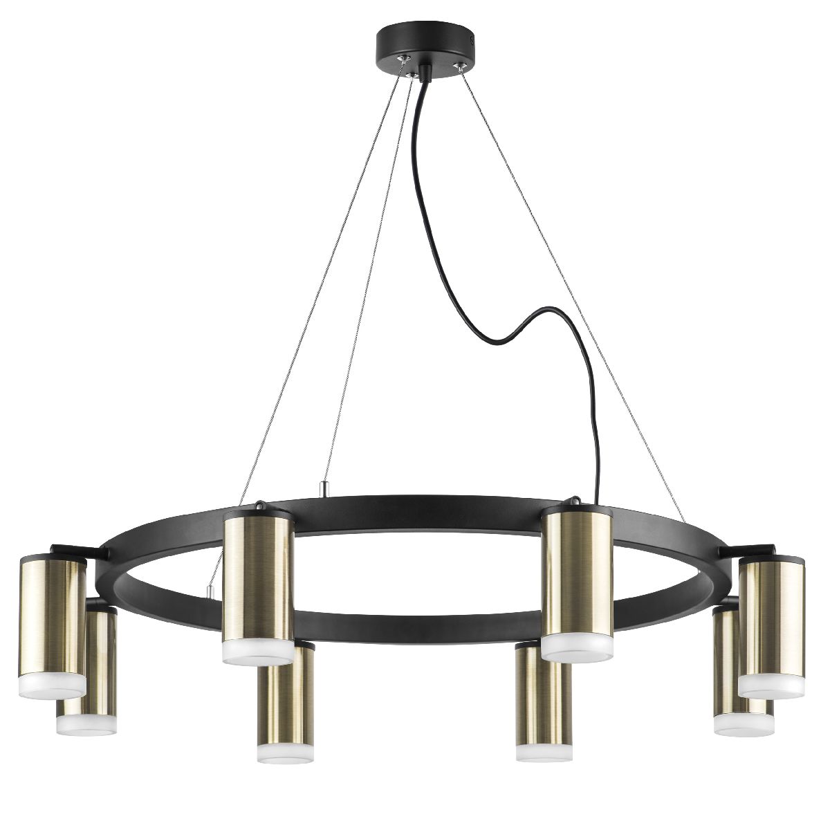 Подвесная люстра Lightstar Rullo (571018+214431-8+202430-8) LR0183180 Подвесная люстра Lightstar Rullo (571018+214431-8+202430-8) LR0183180