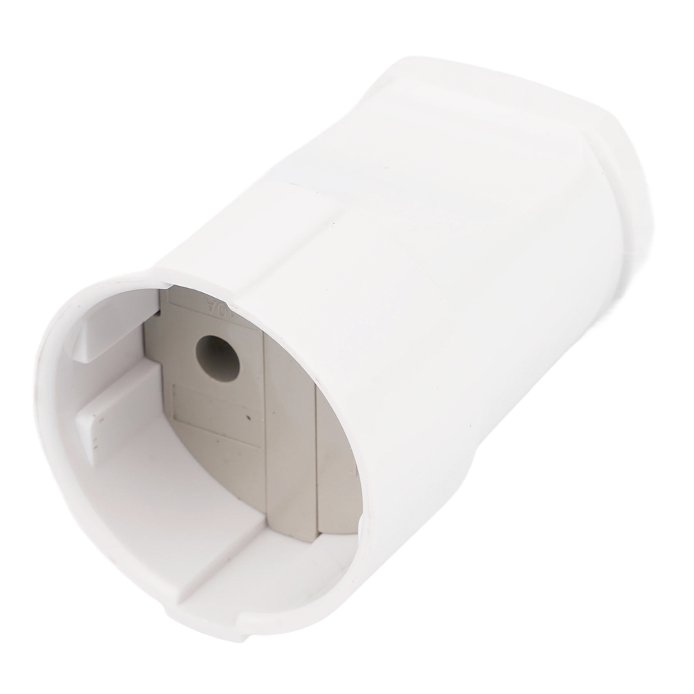 Розетка переносная 1-местная б/з Stekker PST10-30-200 пластик 250В 10А IP20 белый 50799