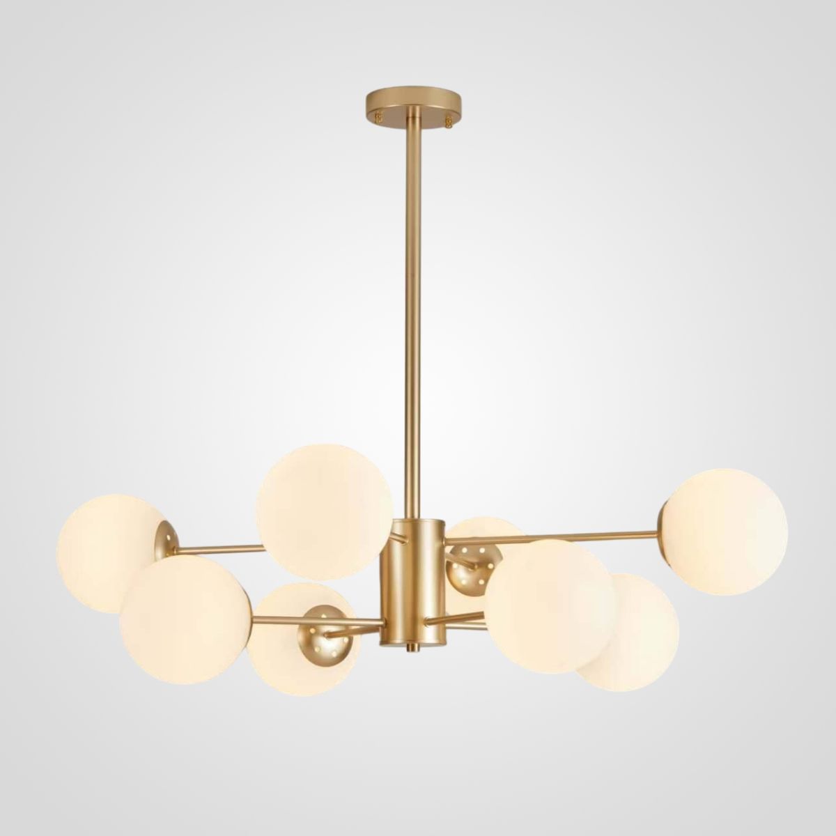 Люстра на штанге ImperiumLoft Roundi Brass 305756-23 Люстра на штанге ImperiumLoft Roundi Brass 305756-23
