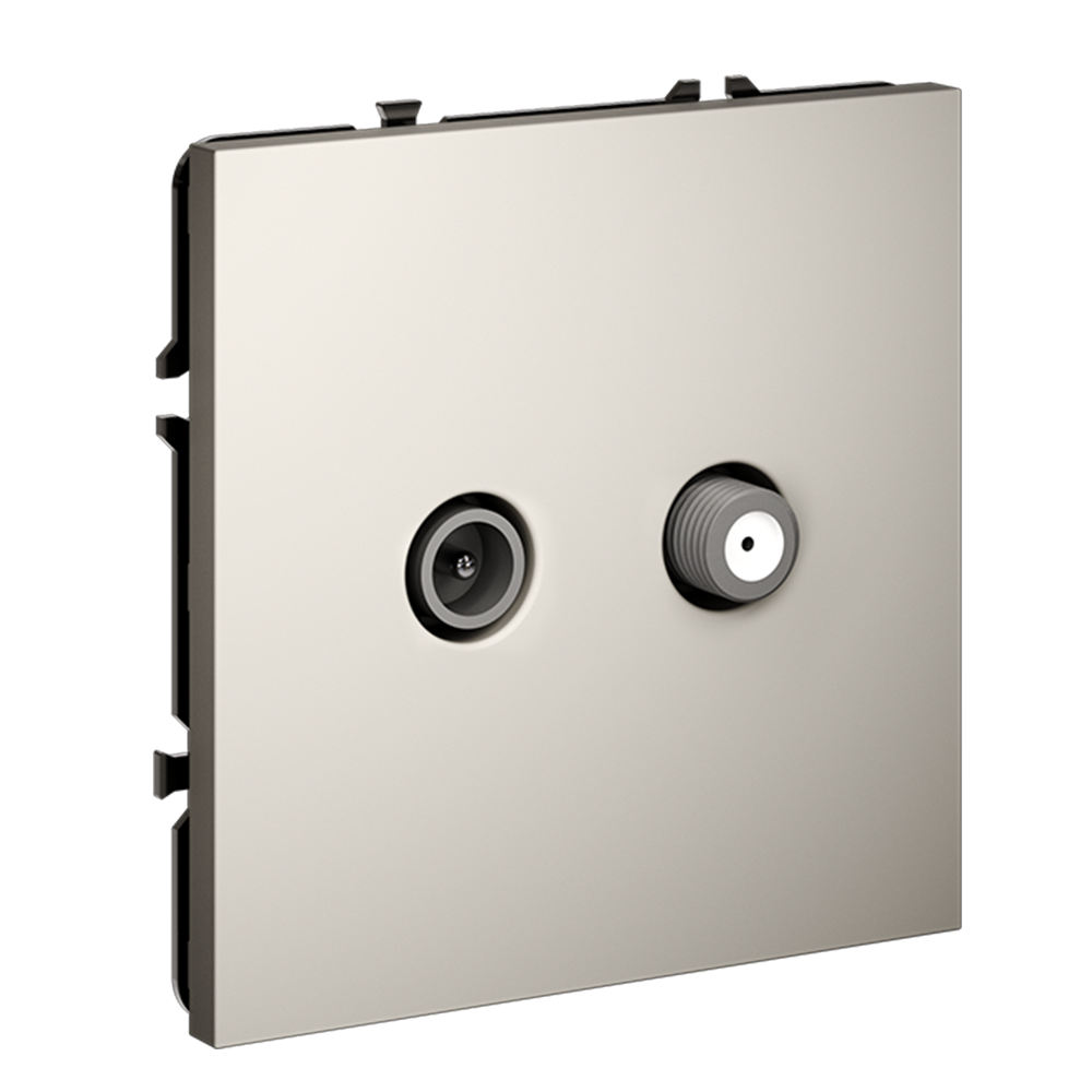 Розетка телевизионная Voltum S70 VLS060403 (кашемир)