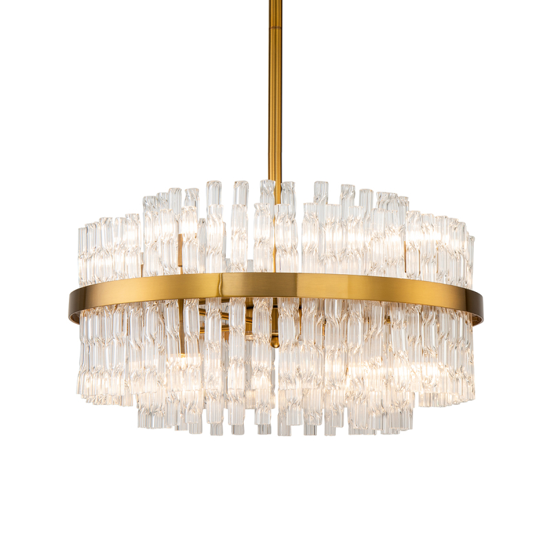 Люстра на штанге Delight Collection KG0907P-8A brass Люстра на штанге Delight Collection KG0907P-8A brass