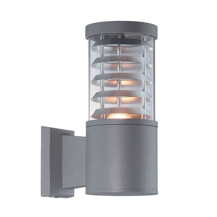 Уличный настенный светильник Ideal Lux Tronco AP1 Grigio 026978 Уличный настенный светильник Ideal Lux Tronco AP1 Grigio 026978
