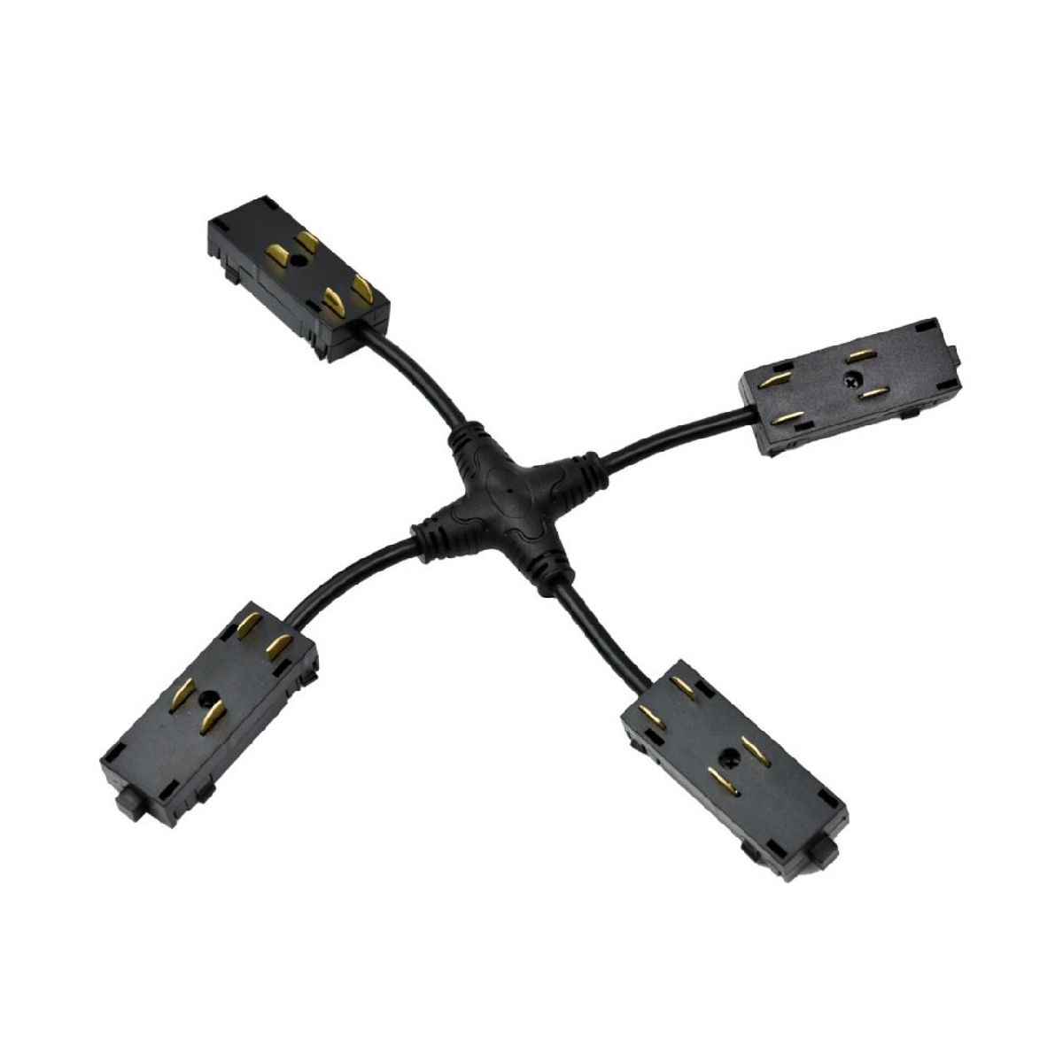 Коннектор питания Х-образный Aployt Magnetic track 220 APL.0280.00.05 Коннектор питания Х-образный Aployt Magnetic track 220 APL.0280.00.05