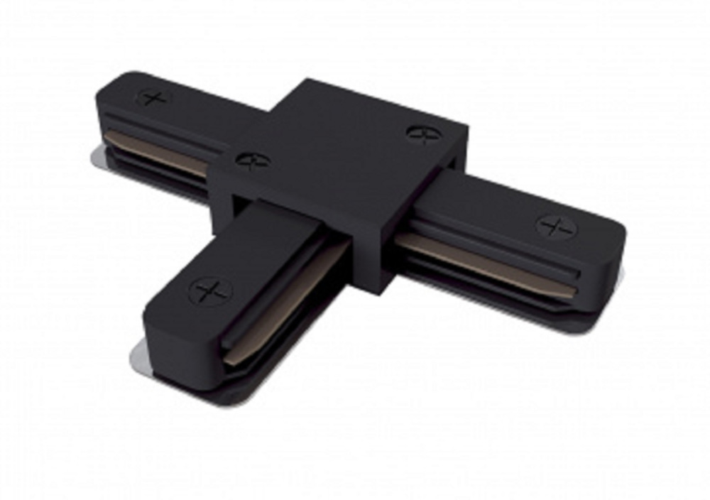 Коннектор T-образный для однофазного шинопровода Эра TR-1PA-СT-BK Б0054468