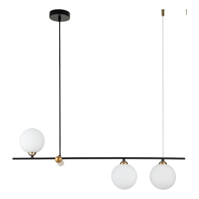 Подвесная люстра Indigo Opaco 11015/3P Black V000152 Подвесная люстра Indigo Opaco 11015/3P Black V000152