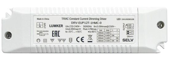 Драйвер диммируемый Lumker DRV-EUP12T-1HMC-0 006164