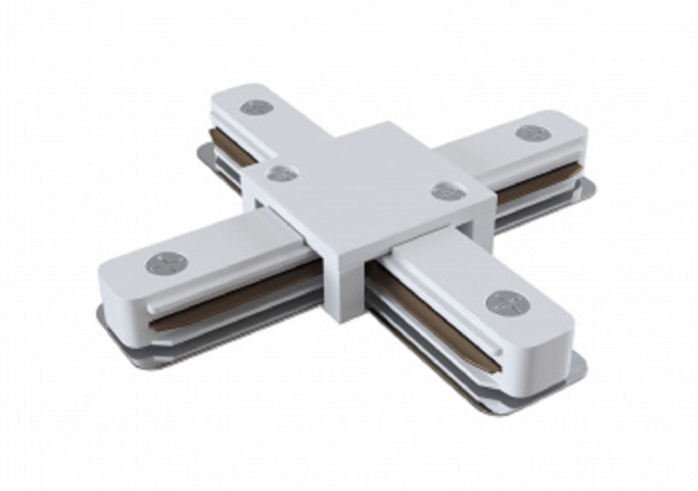 Коннектор X-образный для однофазного шинопровода Эра TR-1PA-СX-WH Б0054469 Коннектор X-образный для однофазного шинопровода Эра TR-1PA-СX-WH Б0054469