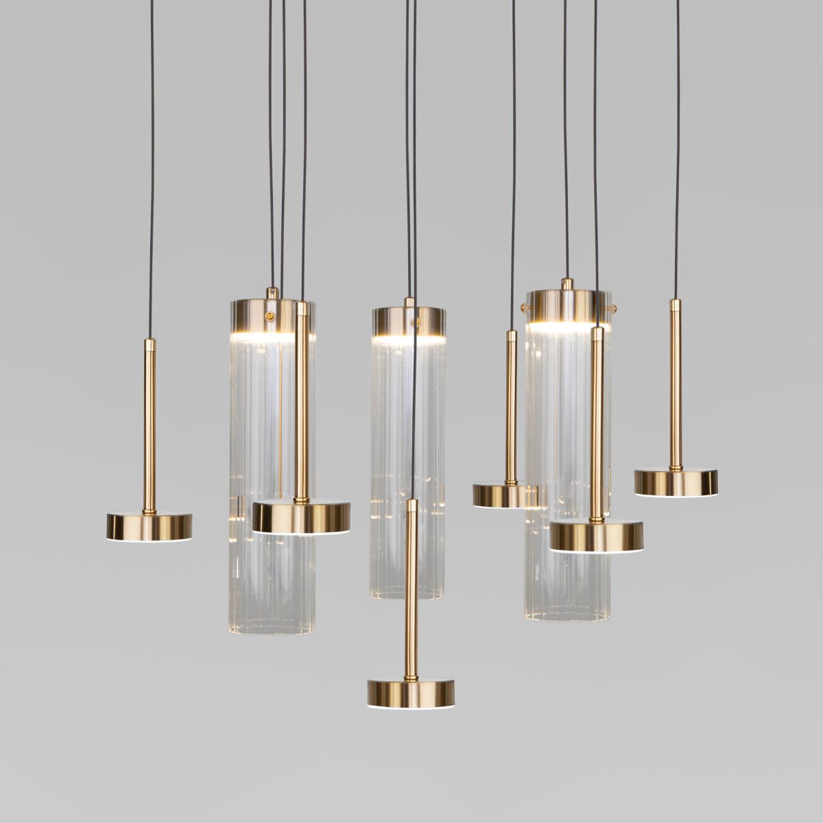 Подвесной светильник Eurosvet Quarzo 301102 LED латунь a071892