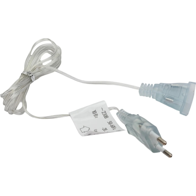 Удлинитель для гирлянд Uniel UCX-Y25/10W-200 Clear UL-00007299