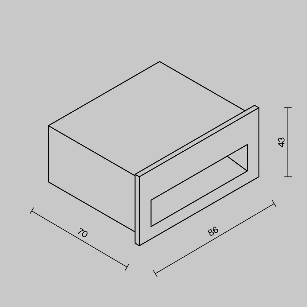 Подсветка для лестниц Maytoni Futo O512SL-L3B3K1
