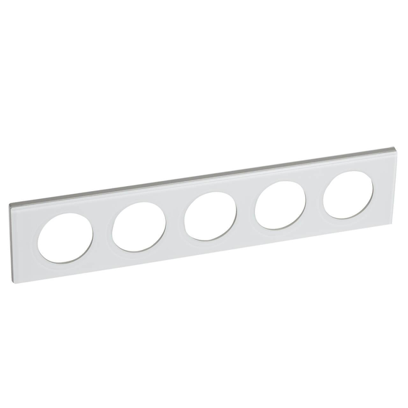 Рамка 5-постовая Legrand Celiane смальта белая глина 069320