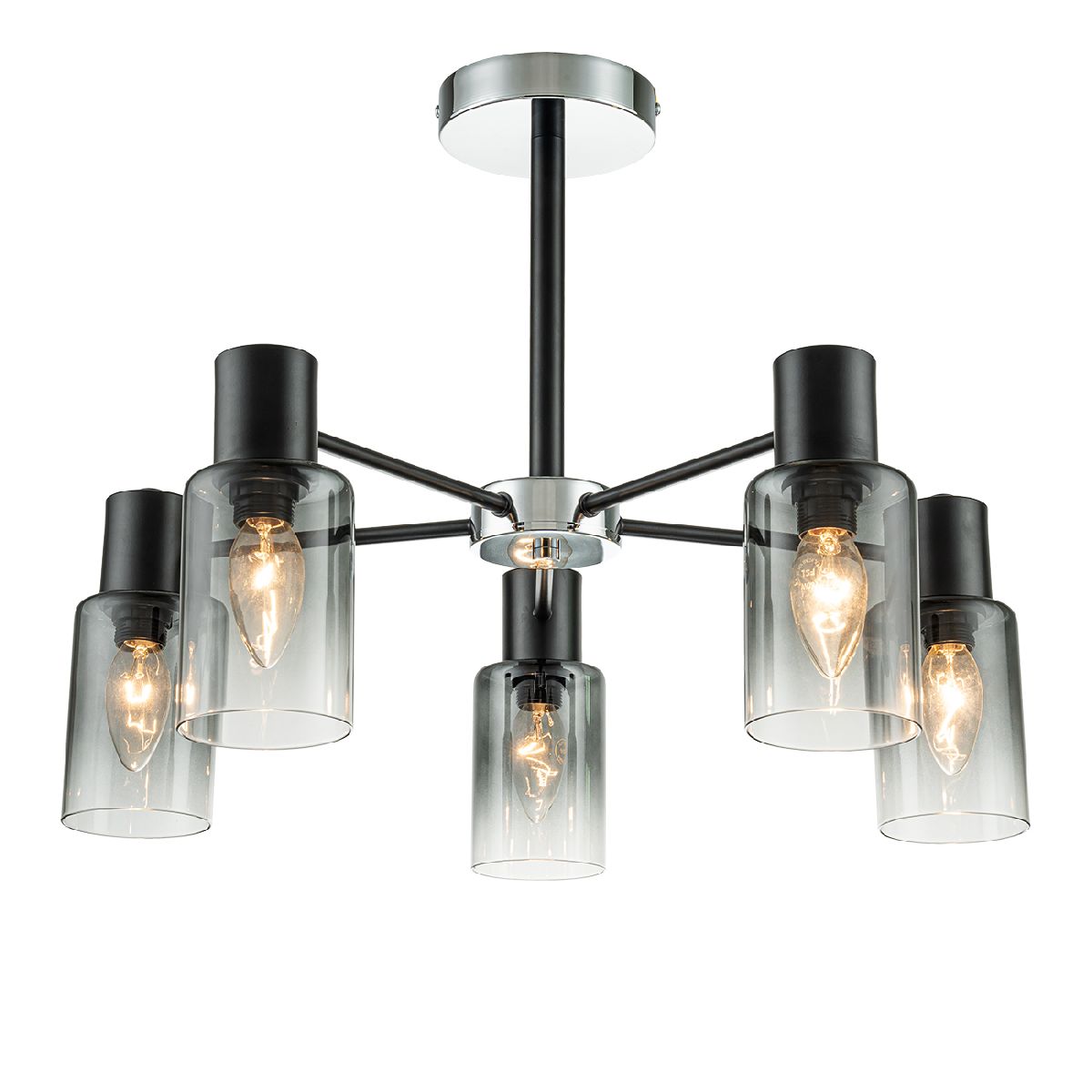 Люстра на штанге Escada Diversity 2120/5P Black Люстра на штанге Escada Diversity 2120/5P Black