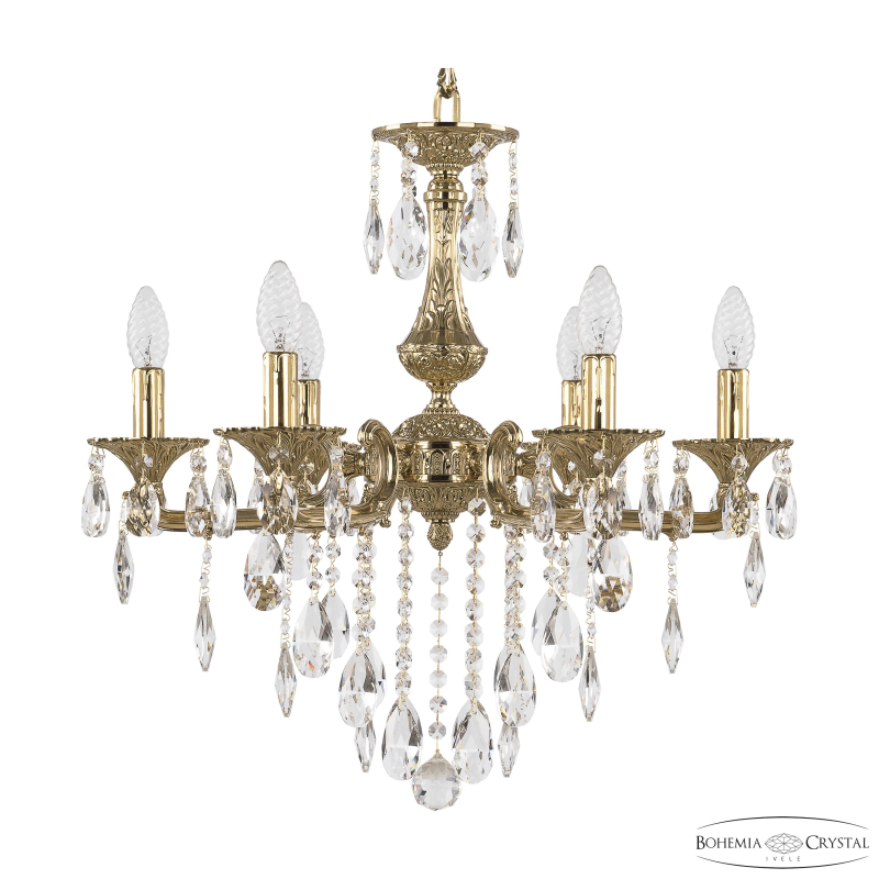 Подвесная люстра Bohemia Ivele Crystal Verona 72115/6/125 B G