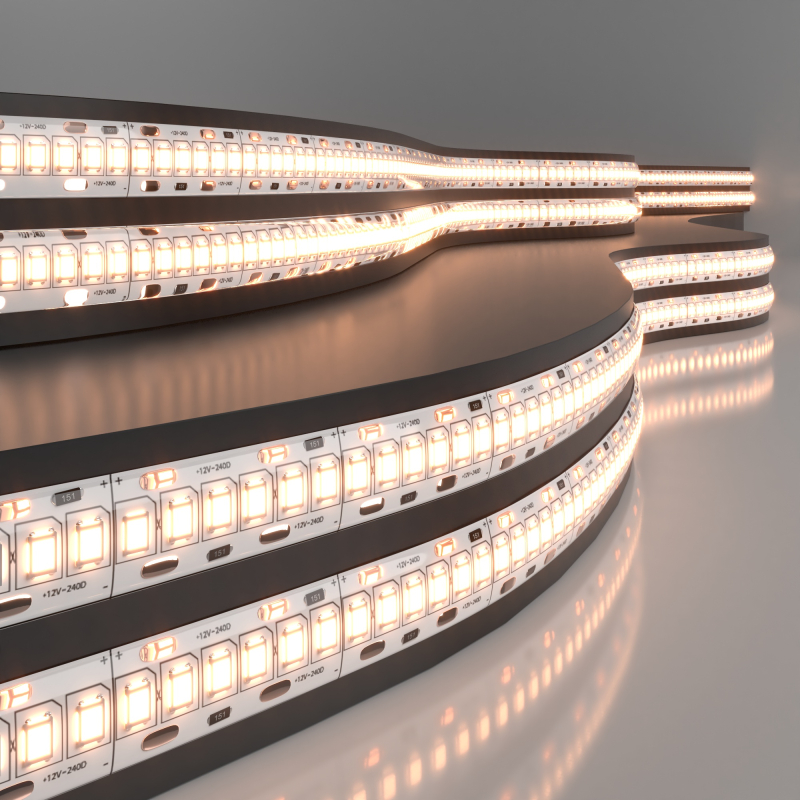 Светодиодная лента Elektrostandard 12V 16W 240Led 2835 IP65 теплый белый, 5м 4690389167553 a052990