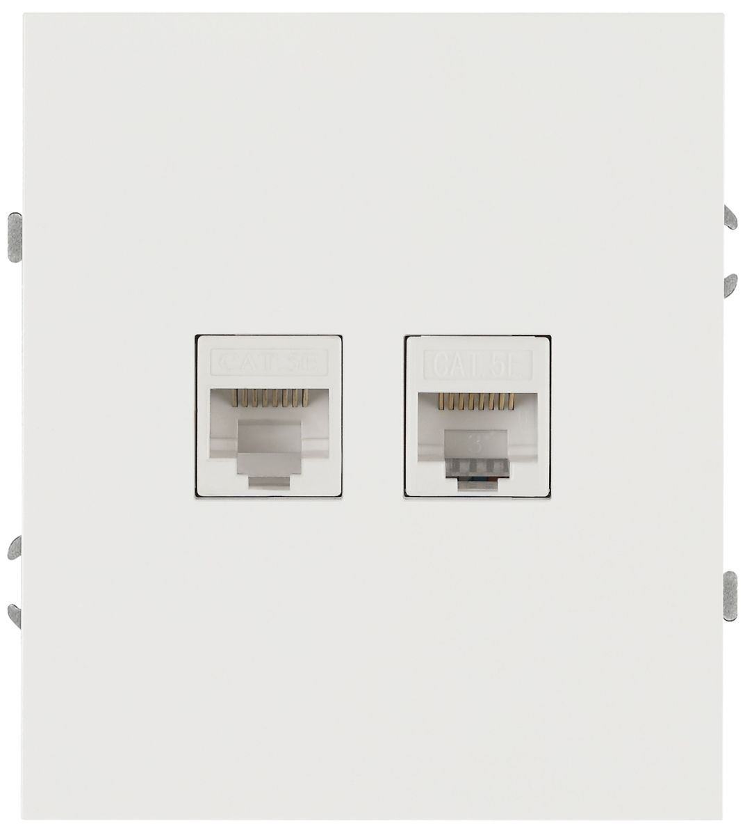 Розетка ЭРА Arktik 16-3108-01 информационная двойная 2XRJ45 белый Б0070484