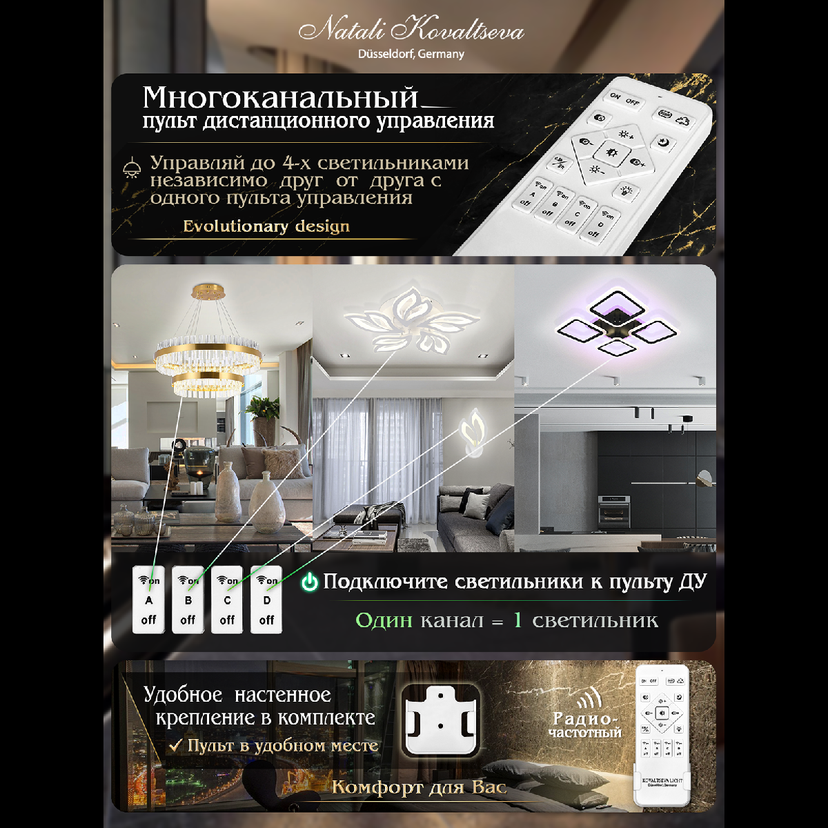 Потолочная люстра Natali Kovaltseva Angel LED LAMPS 81193