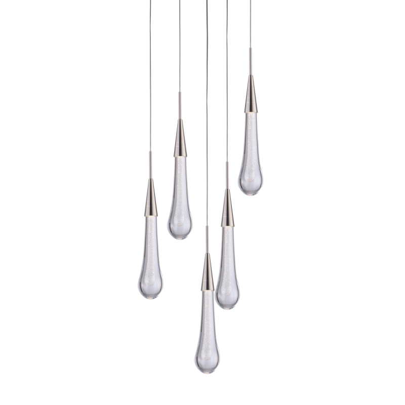 Подвесной светильник Delight Collection Pour MD2060-5A satin nickel Подвесной светильник Delight Collection Pour MD2060-5A satin nickel