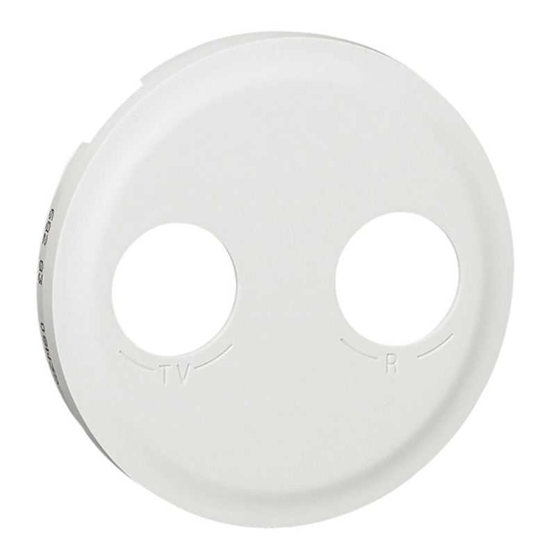 Лицевая панель Legrand Celiane розетки телевизионной TV/FM белая 068283