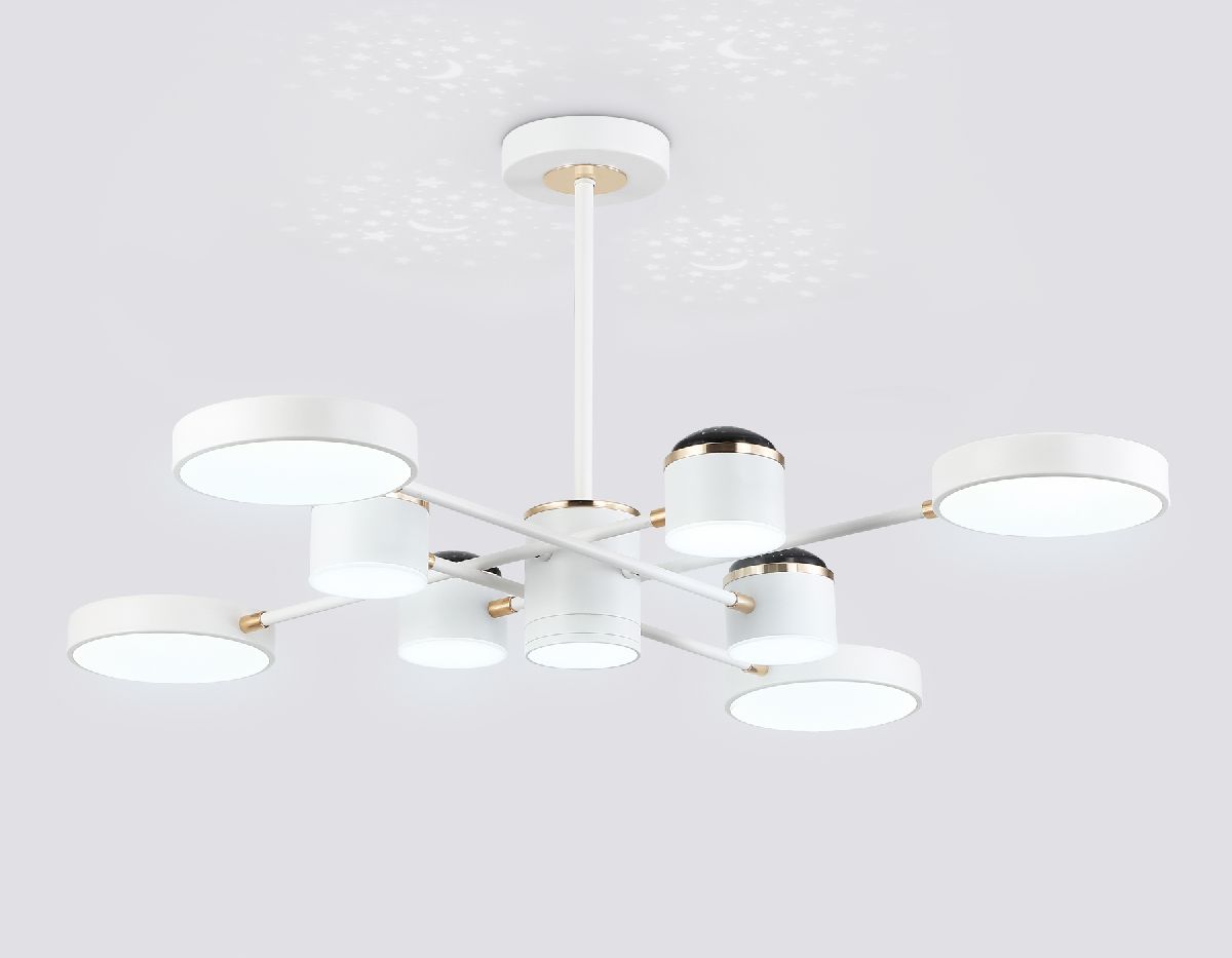 Люстра на штанге Ambrella Light Linetech Comfort FL51627 Люстра на штанге Ambrella Light Linetech Comfort FL51627