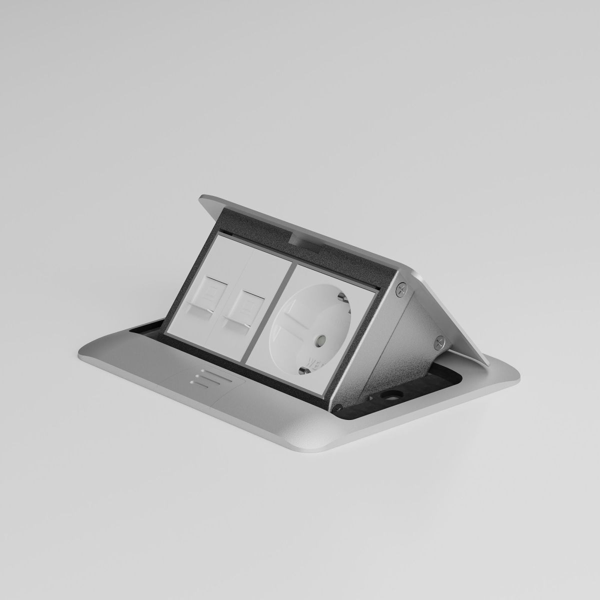 Выдвижной блок (Лючок для пола) на 4 модуля Werkel W8074065 4690389211720 a069366 Werkel W8074065 4690389211720 a069366