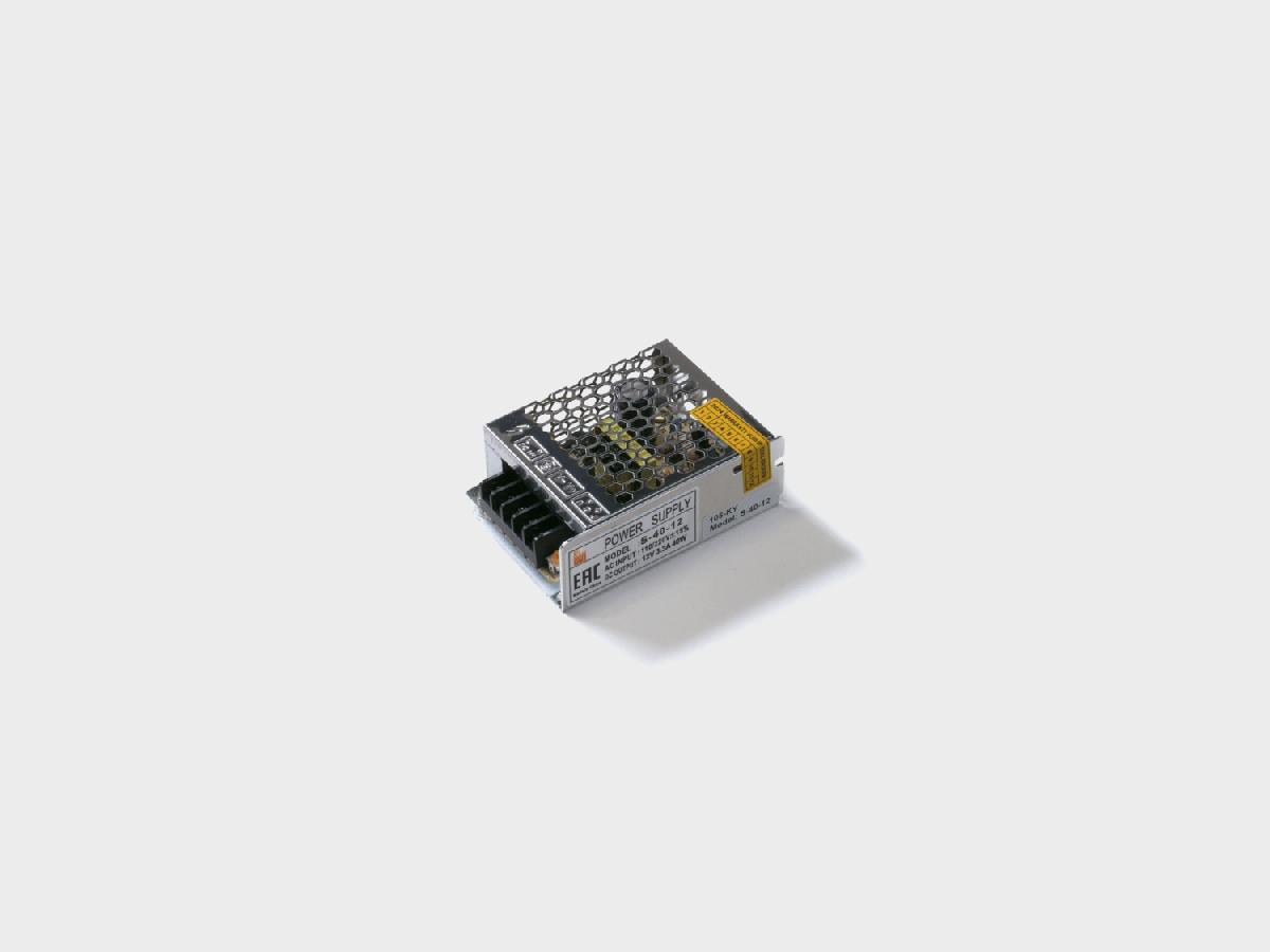 Блок питания SWG Standard 40Вт DC12В 3.3А IP20 S-40-12 00000000126