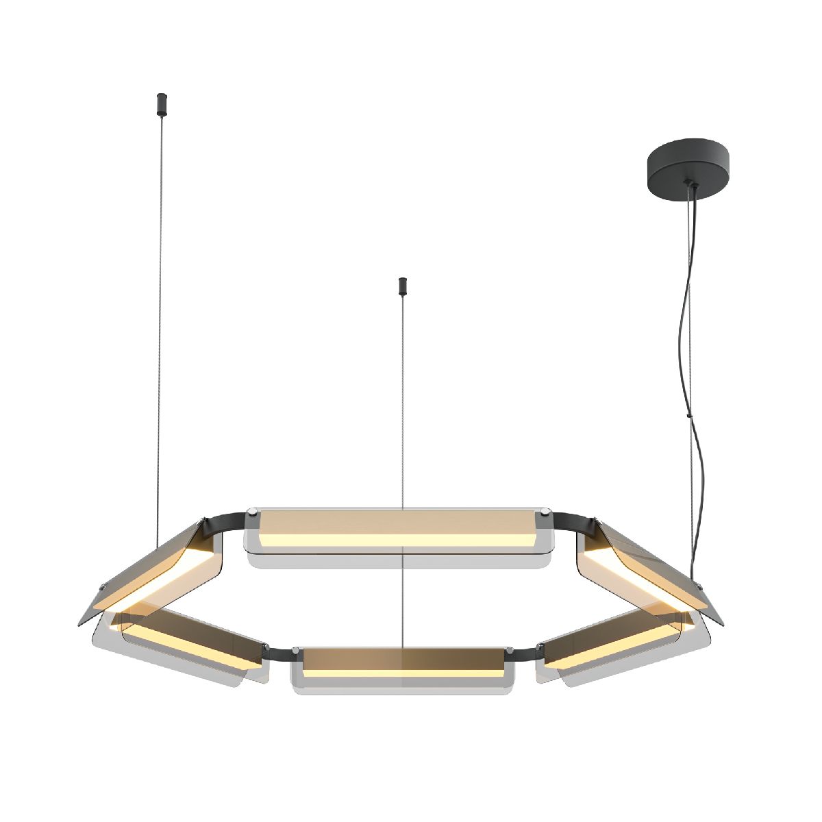 Подвесная люстра Maytoni Flat MOD296PL-L60BS3K Подвесная люстра Maytoni Flat MOD296PL-L60BS3K