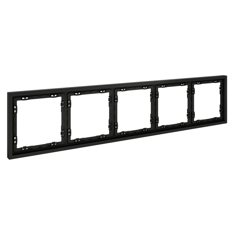 Рамка на 5 постов Voltum S70 VLS100508 (черный матовый)