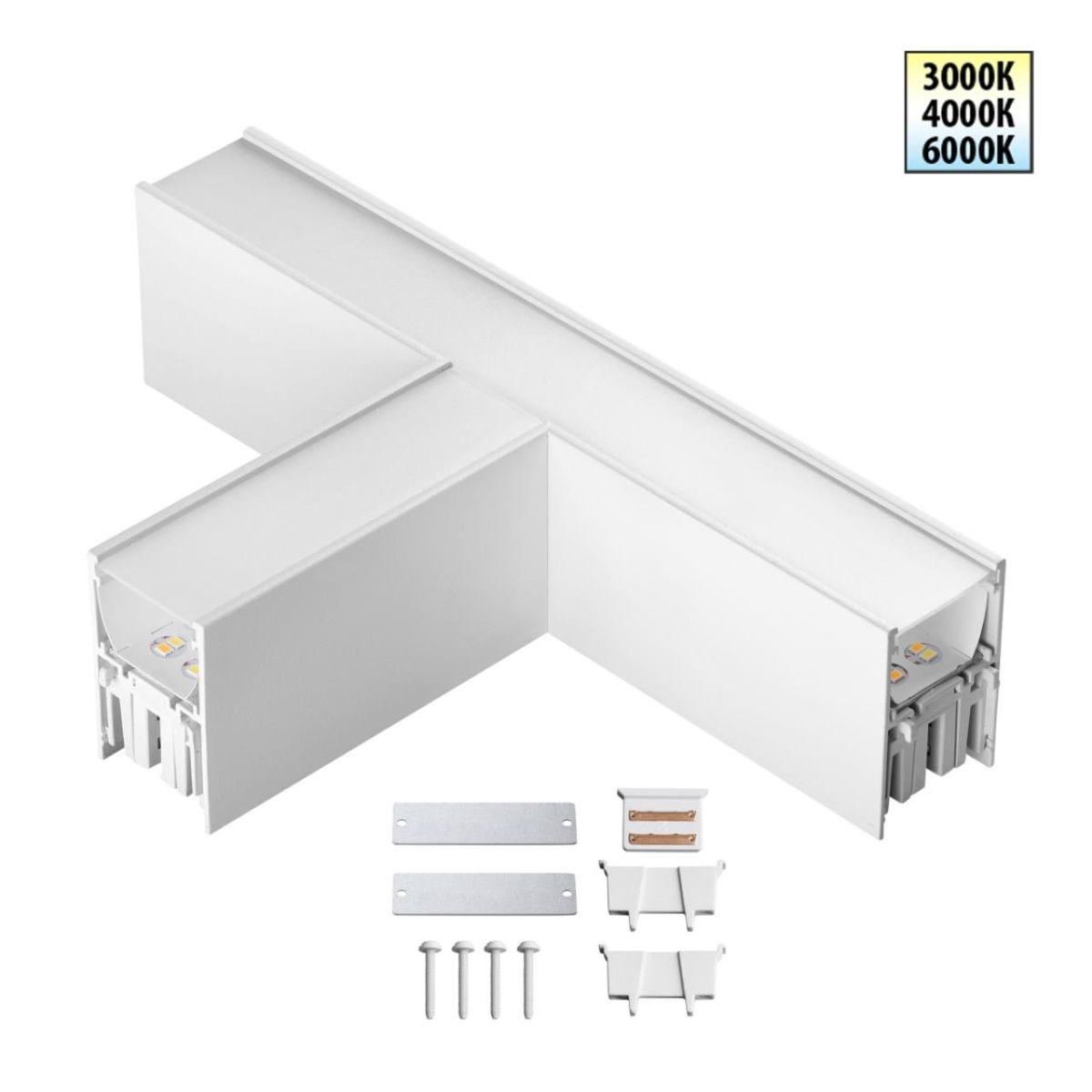 Светильник соединитель «Т» с переключателем цветовой темперетуры Novotech Over Fatto 359610