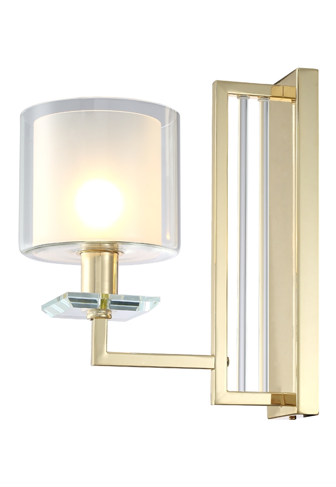 Бра Crystal Lux Nicolas AP1 Gold/White Бра Crystal Lux Nicolas AP1 Gold/White