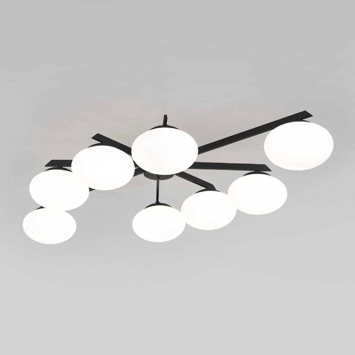 Потолочная люстра Eurosvet Opaline 70220/8 черный Smart a065767 Потолочная люстра Eurosvet Opaline 70220/8 черный Smart a065767