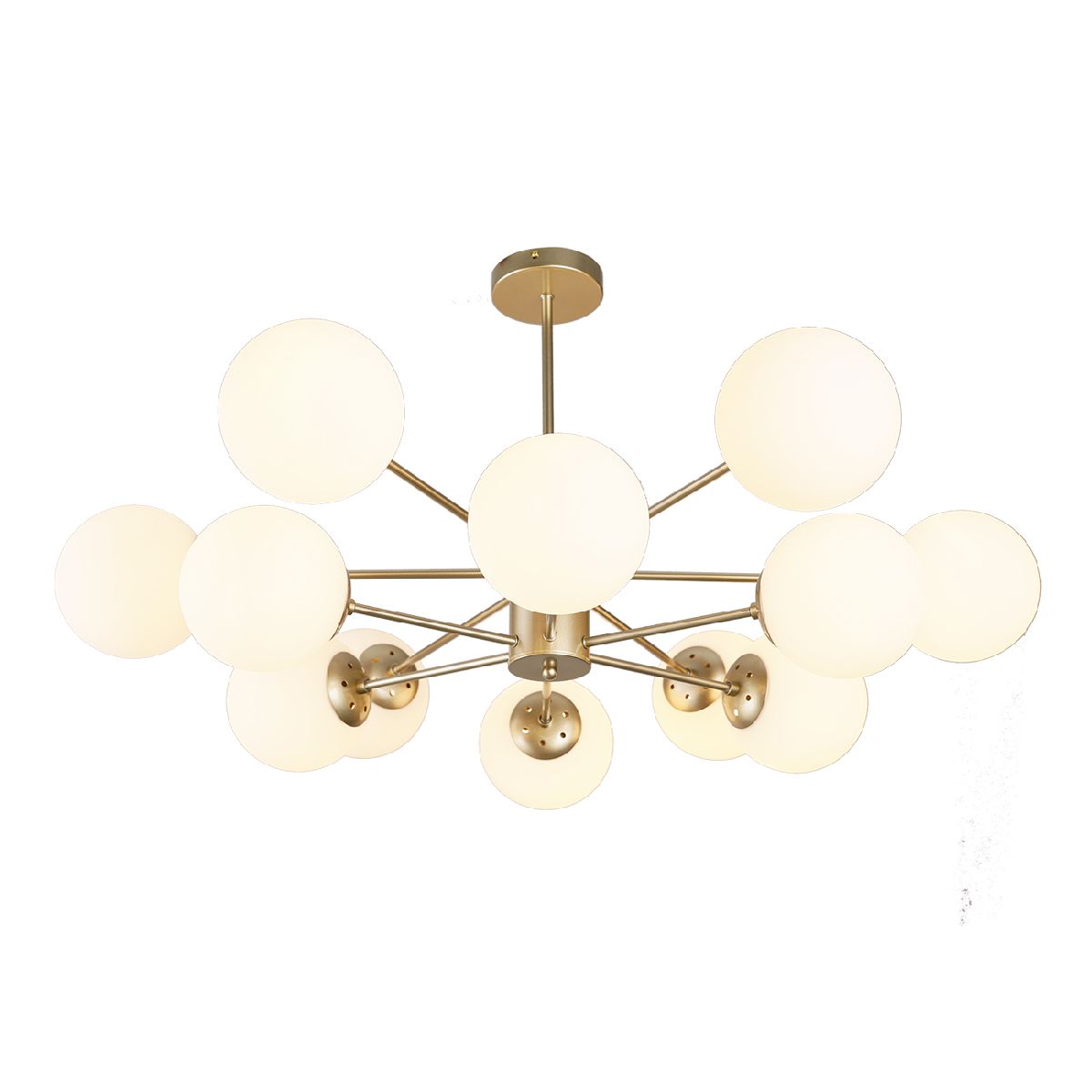 Люстра на штанге Escada Ethereal 2110/12P Gold Люстра на штанге Escada Ethereal 2110/12P Gold