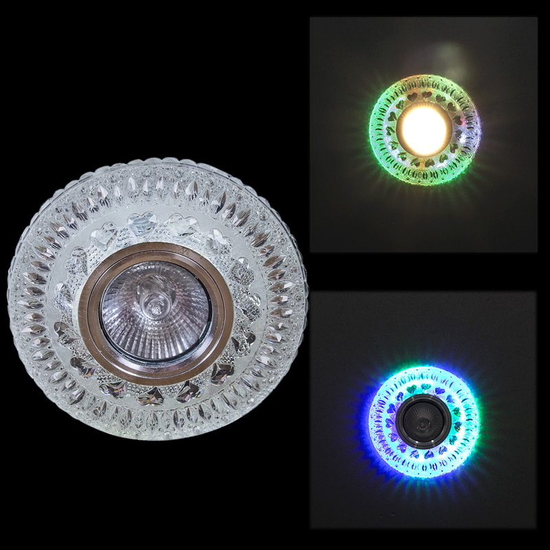 Встраиваемый светильник Reluce 10499-9.0-001CNB MR16+LED3W CL/RGB Встраиваемый светильник Reluce 10499-9.0-001CNB MR16+LED3W CL/RGB