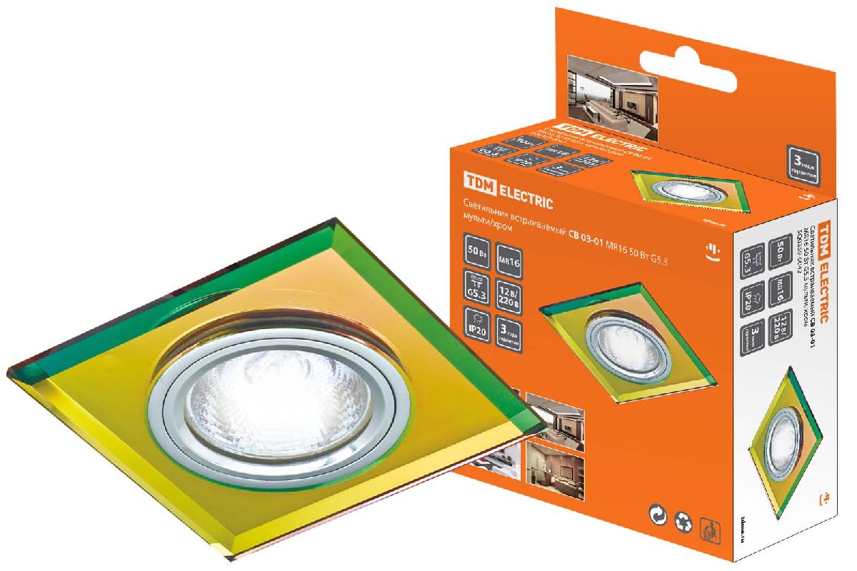 Встраиваемый светильник TDM Electric СВ 03-01 SQ0359-0042 Встраиваемый светильник TDM Electric СВ 03-01 SQ0359-0042