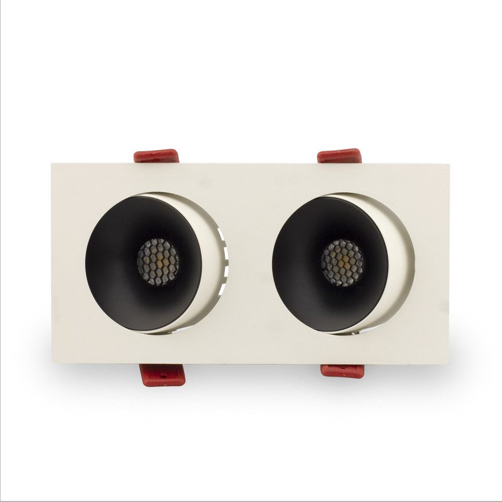 Встраиваемый светильник AM Group AM480-2 BK+WH 15,4W Встраиваемый светильник AM Group AM480-2 BK+WH 15,4W