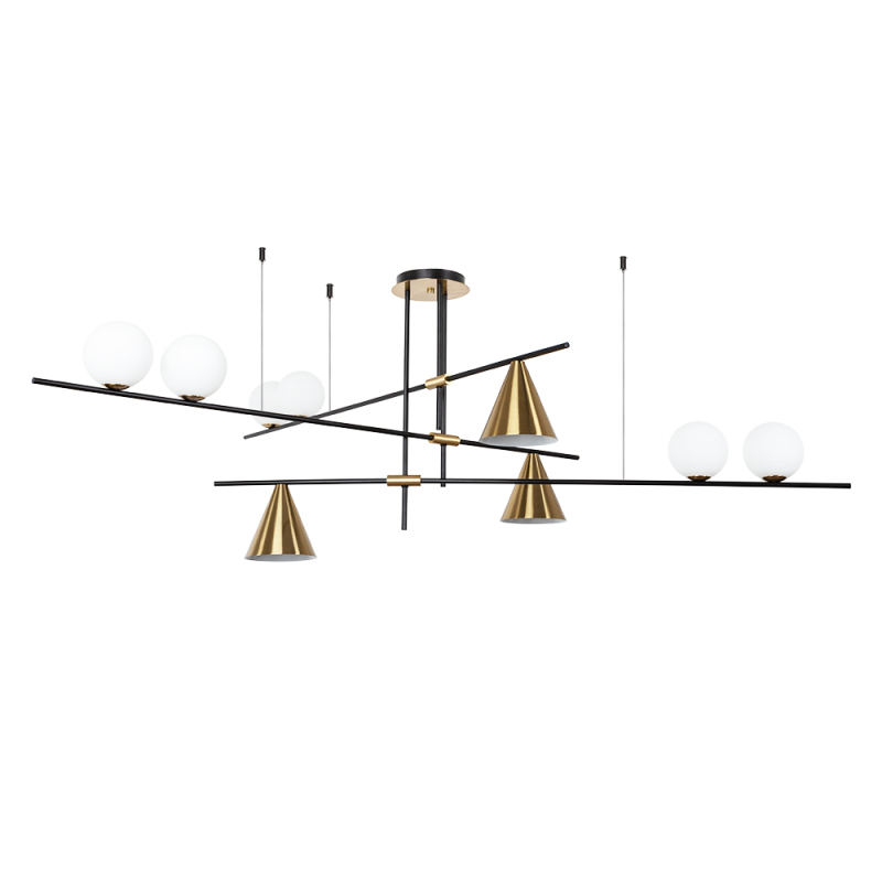 Люстра на штанге Arte Lamp Jacob A7029PL-9BK Люстра на штанге Arte Lamp Jacob A7029PL-9BK