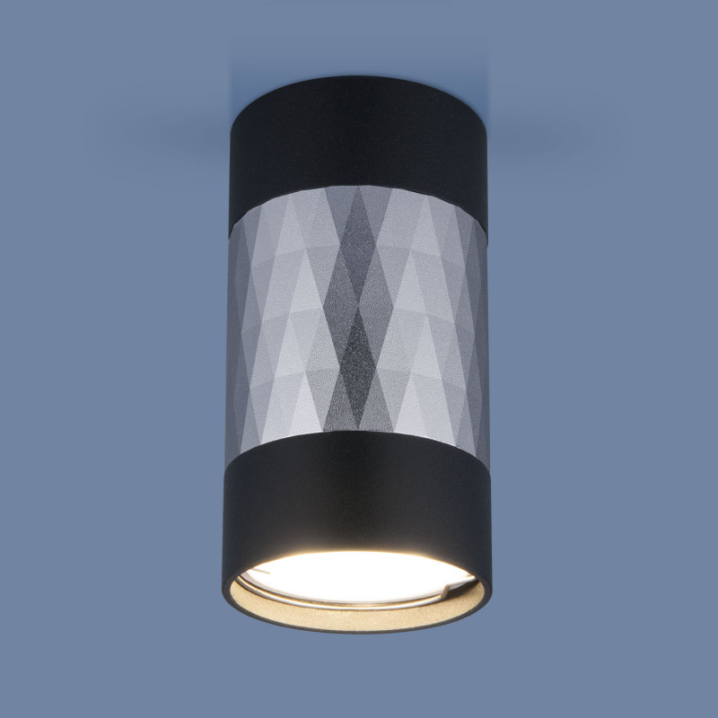 Накладной светильник Elektrostandard DLN110 GU10 черный/серебро Накладной светильник Elektrostandard DLN110 GU10 черный/серебро