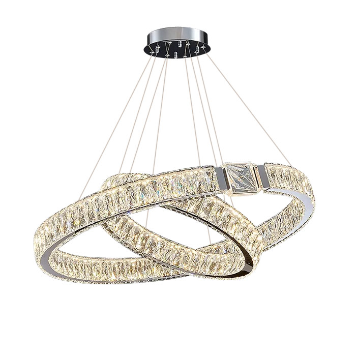 Подвесная люстра Delight Collection D8010P/2R/D800+600 gold/silver Подвесная люстра Delight Collection D8010P/2R/D800+600 gold/silver